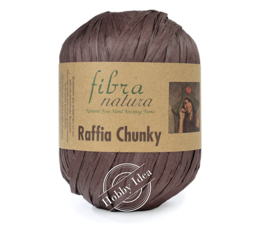 Fibra Natura Raffia Chunky 11421 Коричневый