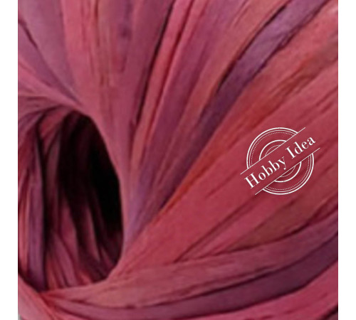 Fibra Natura Raffia Multi 11702 Красно-бордовый