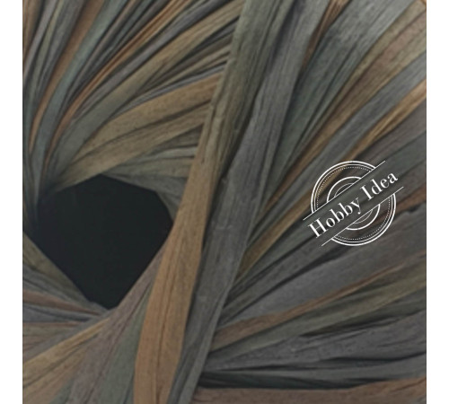 Fibra Natura Raffia Multi 11703 Коричнево-серый