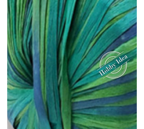 Fibra Natura Raffia Multi 11705 Бирюзово-салатовый