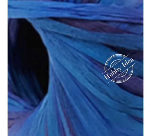 Fibra Natura Raffia Multi 11708 Сине-голубой