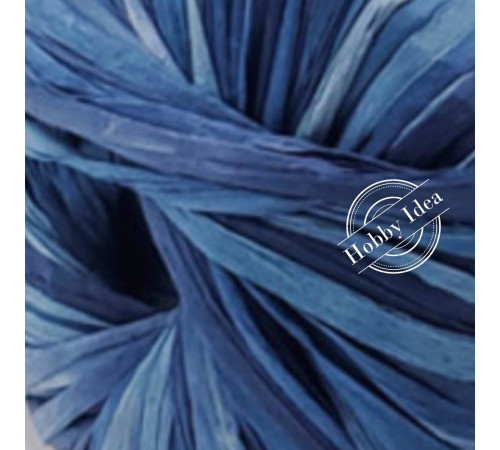 Fibra Natura Raffia Multi 11723 Джинс-голубой