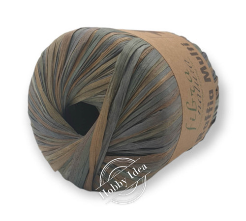Fibra Natura Raffia Multi 11703 Коричнево-серый