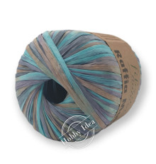 Fibra Natura Raffia Multi 11714 Голубо-коричневый