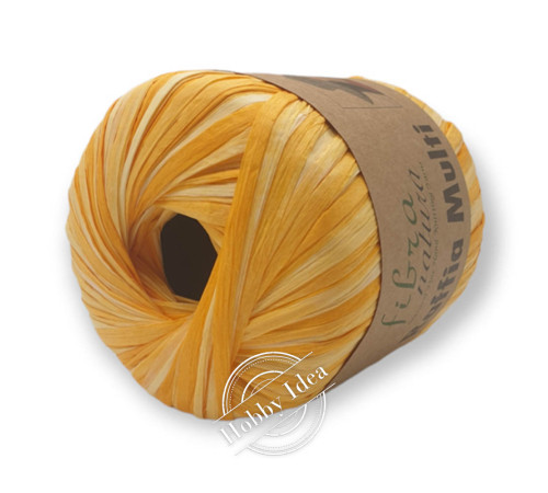 Fibra Natura Raffia Multi 11715 Жёлто-белый