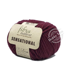Fibra Natura Sensational 40817 Бордовый