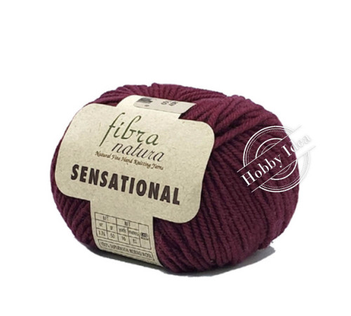 Fibra Natura Sensational 40817 Бордовый