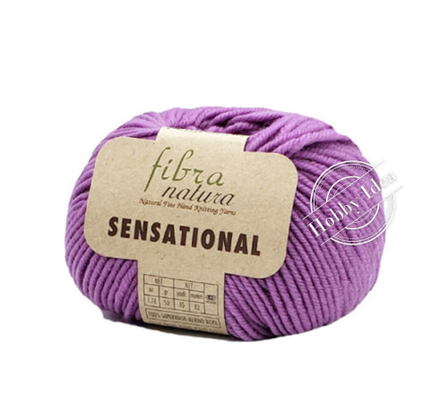 Fibra Natura Sensational 40818 Розово-сиреневый