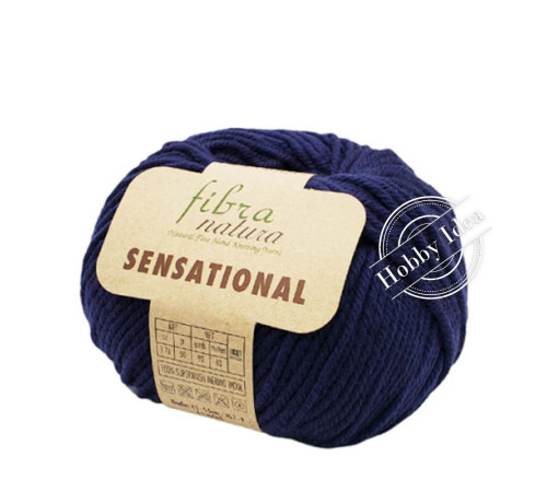 Fibra Natura Sensational 40824 Тёмно-Синий