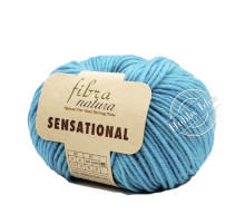 Fibra Natura Sensational 40829 Голубая бирюза
