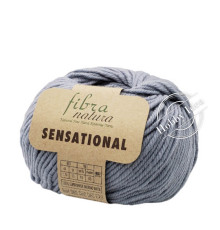 Fibra Natura Sensational 40839 Серо голубой