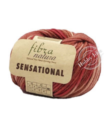 Fibra Natura Sensational 40852 Коралловый Меланж