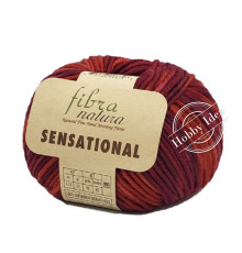Fibra Natura Sensational 40853 Вишнёвый Меланж