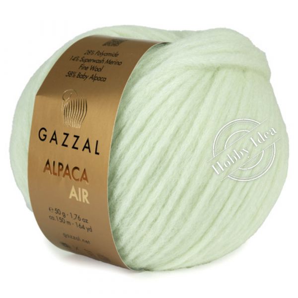 Gazzal Alpaca Air 100 Светло-зелёный из категории Gazzal Alpaca Air