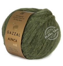 Gazzal Alpaca Air 101 Натуральный зелёный