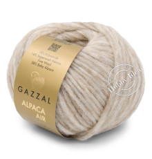 Gazzal Alpaca Air 72 Серо-льняной