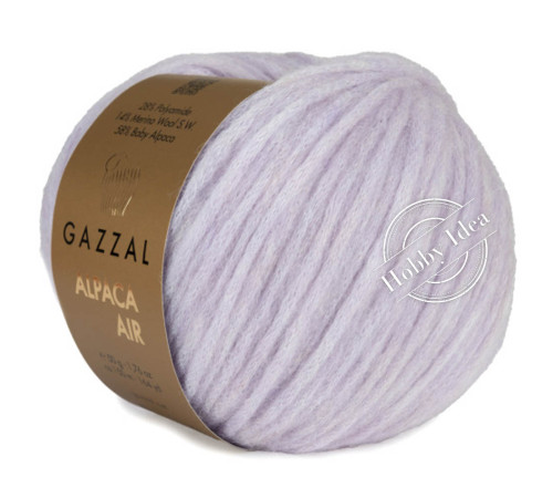 Gazzal Alpaca Air 89 Бело-сиреневый