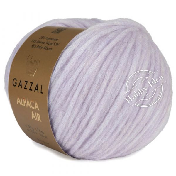 Gazzal Alpaca Air 89 Бело-сиреневый из категории Gazzal Alpaca Air