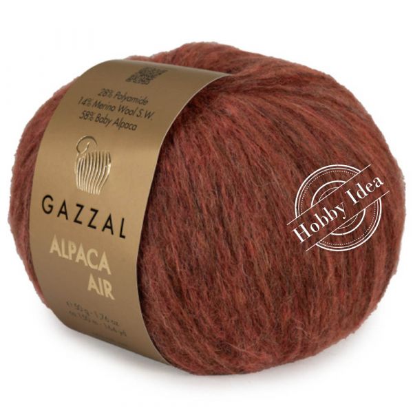 Gazzal Alpaca Air 95 Рыжий из категории Gazzal Alpaca Air