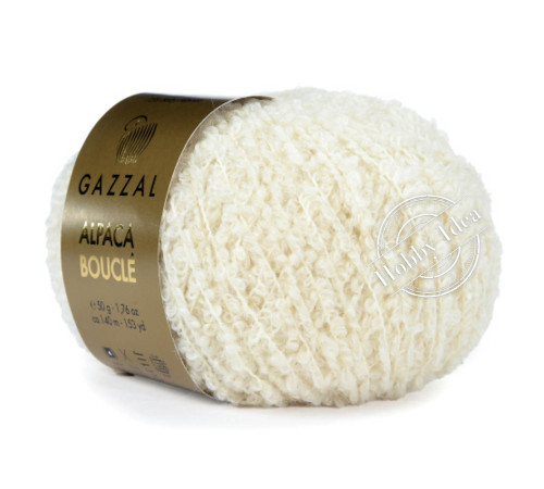 Gazzal Alpaca Boucle 120 Молочный