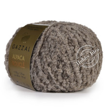 Gazzal Alpaca Boucle 123 Кофе с молоком