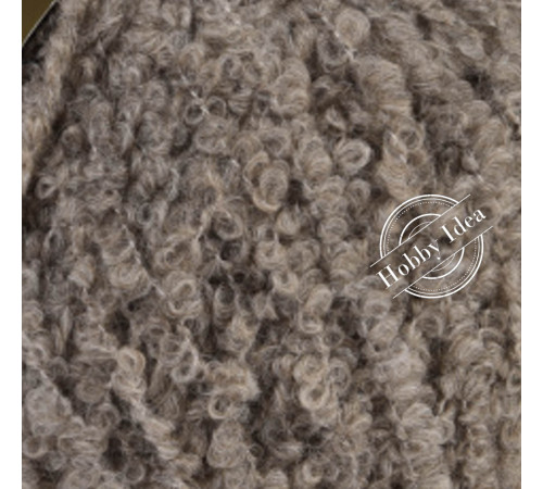 Gazzal Alpaca Boucle 123 Кофе с молоком