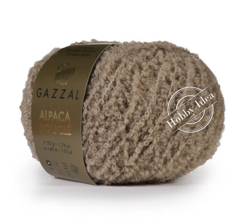 Gazzal Alpaca Boucle 125 Карамель