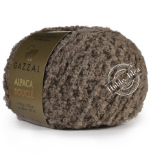 Gazzal Alpaca Boucle 126 Коричневый