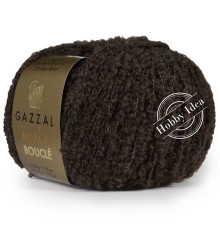 Gazzal Alpaca Boucle 127 Шоколад