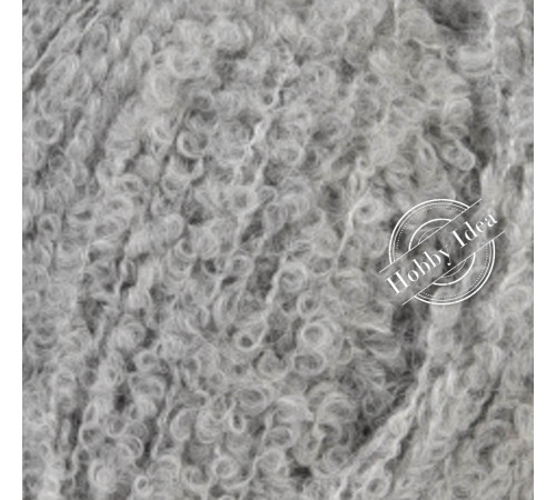 Gazzal Alpaca Boucle 128 Светло-серый