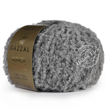 Gazzal Alpaca Boucle 129 Серый