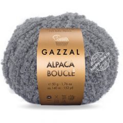 Gazzal Alpaca Boucle 129 Серый