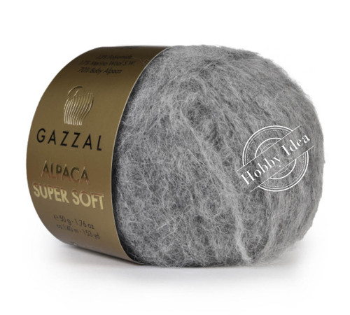 Gazzal Alpaca Super Soft 110 Серый