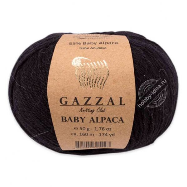 Gazzal Baby Alpaca 46000 Чёрный из категории Gazzal Baby Alpaca