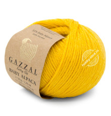 Gazzal Baby Alpaca 46003 Жёлтый