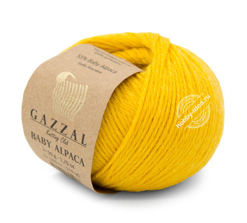 Gazzal Baby Alpaca 46003 Жёлтый