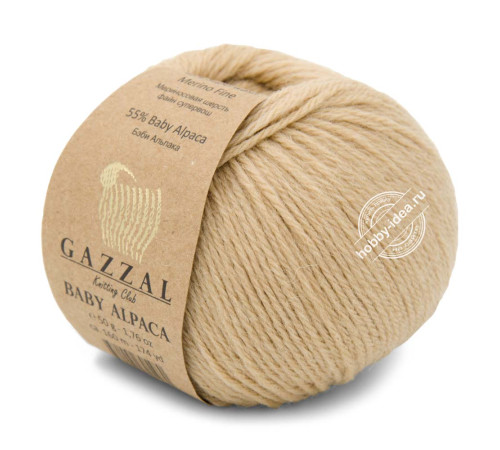 Gazzal Baby Alpaca 46005 Бежевый