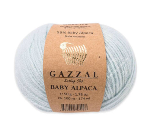 Gazzal Baby Alpaca 46006 Голубой