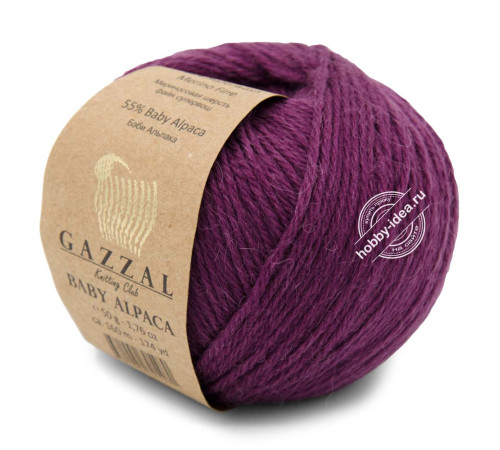 Gazzal Baby Alpaca 46009 Слива