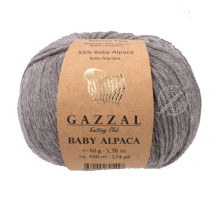 Gazzal Baby Alpaca 46012 Серый