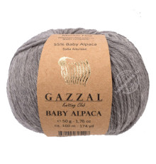 Gazzal Baby Alpaca 46012 Серый