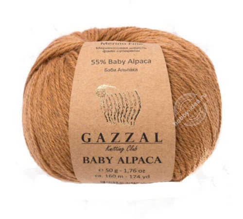 Gazzal Baby Alpaca 46013 Коричневый