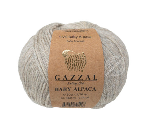 Gazzal Baby Alpaca 46014 Суровый меланж
