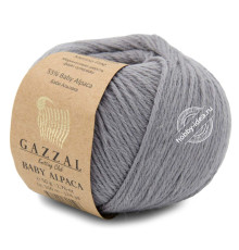 Gazzal Baby Alpaca 46016 Стальной