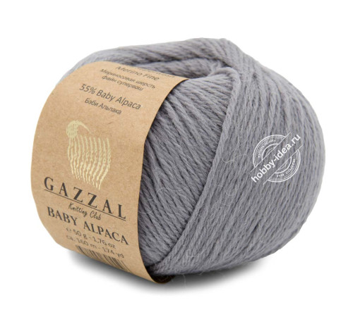 Gazzal Baby Alpaca 46016 Стальной