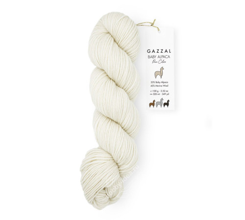 Gazzal Baby Alpaca Pure Colors 6450 Молочный