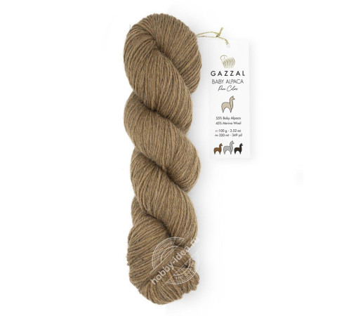 Gazzal Baby Alpaca Pure Colors 6455 Коричневый