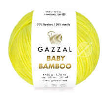 Gazzal Baby Bamboo 95207 Неоновый жёлтый