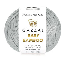 Gazzal Baby Bamboo 95223 Бело-серый