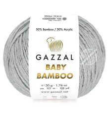 Gazzal Baby Bamboo 95223 Бело-серый
